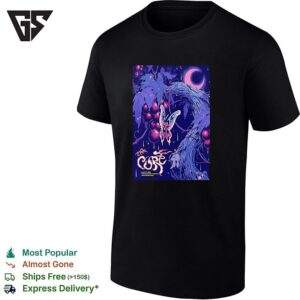Gothic Butterfly Moth Forest Cosmic Concert Framed Poster Art T-Shirt