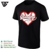 Grandma Baseball Heart Red Stitching Sports Enthusiast Fan T-Shirt