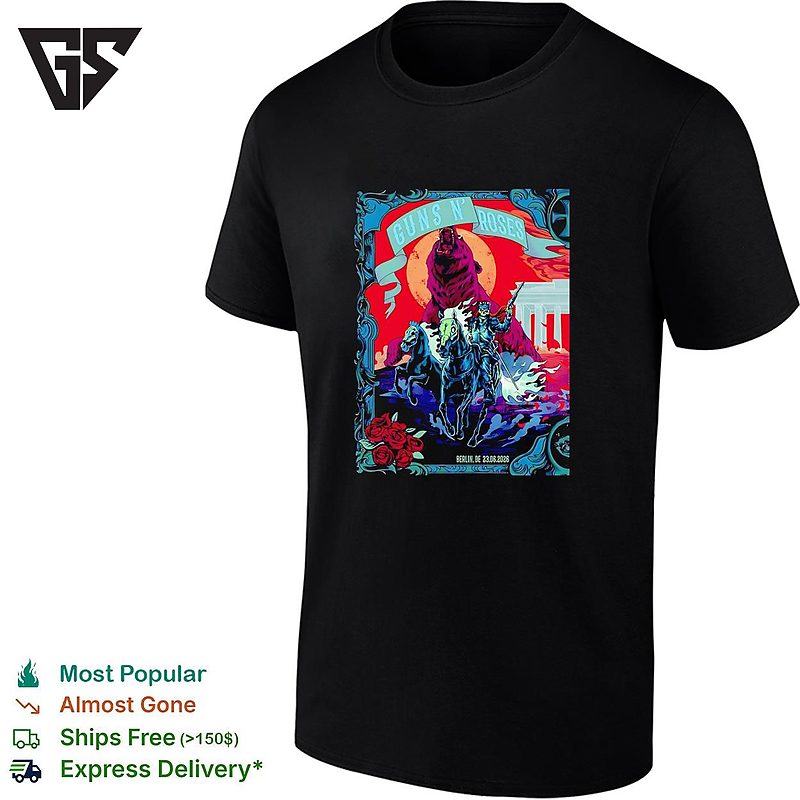 Guns N Roses Berlin Germany 2026 Night 1 Venue At Uber Arena On 23 June 2026 T-Shirt Guns N Roses Berlin Germany 2026 Night 1 Venue At Uber Arena On 23 June 2026 T-Shirt