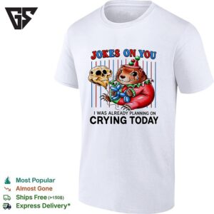Hamster Joker On You I Was Already Planning On Crying Today Retro T-Shirt