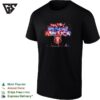 Happy Birthday America Texas Tech Red Raiders Firework Shield Independence Day T-Shirt