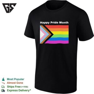 Happy Pride Month Progress Pride Flag Lgbtq Community Inclusivity Pride T-Shirt