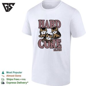Hard Core Heaven Three Kittens Cute Vintage Distressed Art T-Shirt