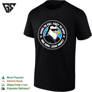 Hard To Kill Easy To Spot One Bird Zero Mercy Steven Seagal Penguin Ninja T-Shirt