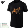 Harness Racing Horse And Jockey Line Art Illustration T-Shirt