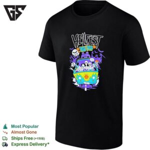 Hellfest Tales From The Pit Mystery Machine Scooby Doo Skeleton Crew Cotton T-Shirt