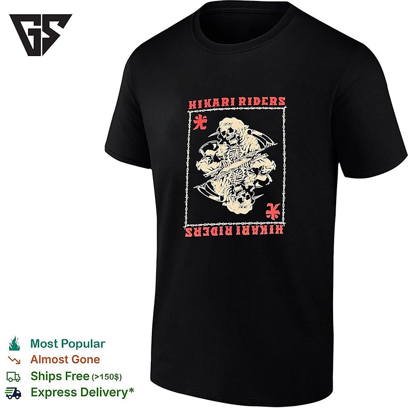 Hikari Riders Skull Reflection Design Kanji Symbol And Text Dark Retro T-Shirt Hikari Riders Skull Reflection Design Kanji Symbol And Text Dark Retro T-Shirt