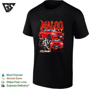 Holden Maloo R8 Red Car Flames T-Shirt