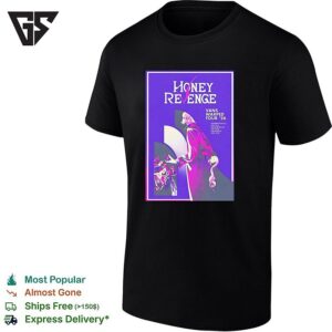 Honey Revenge Vans Warped 2026 Shows Poster T-Shirt