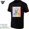 Horned Devil Skull Suit Pride Flag Symbol Artistic Abstract Surrealism Art T-Shirt