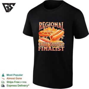 Hot Dogs Regional Glizzy Gobbler Finalist Graphic T-Shirt