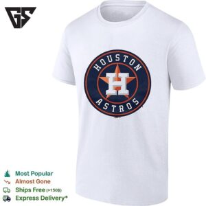 Houston Astros Modern Circle Star H Sports Logo T-Shirt