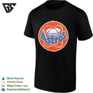 Houston Astros Vintage Astrodome Stadium Circle Logo T-Shirt