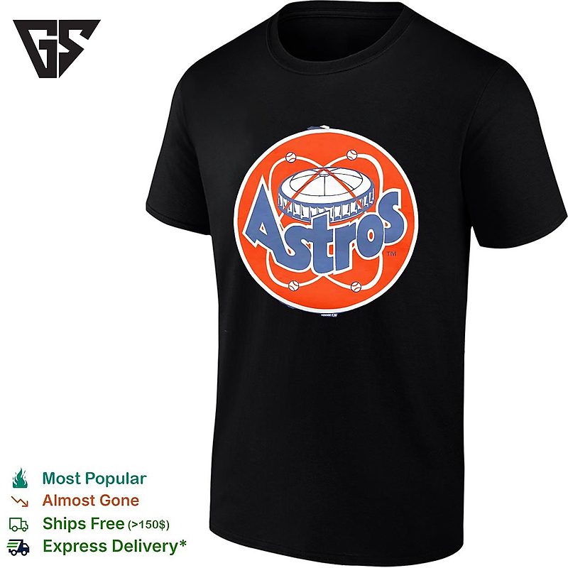 Houston Astros Vintage Astrodome Stadium Circle Logo T-Shirt Houston Astros Vintage Astrodome Stadium Circle Logo T-Shirt