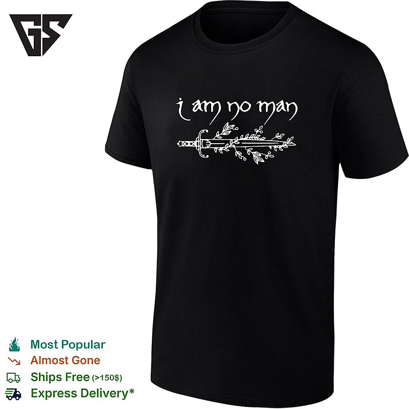 I Am No Man Sword Vine Illustration Fantasy Art T-Shirt I Am No Man Sword Vine Illustration Fantasy Art T-Shirt