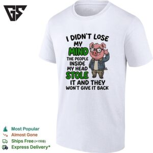 I Didn’t Lose My Mind The People Inside My Head Stole It And They Won’t Give It Back T-Shirt