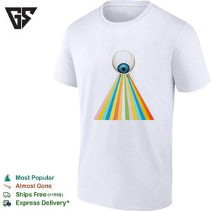 I Love Boosters Rainbow Eye Retro T-Shirt