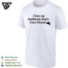 I Love My Boyfriend Thats Lucy Dacus Pop Culture Indie Music Fan T-Shirt
