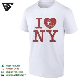 I Love Ny Corgi Dog Lover Heart Graphic New York City Breed Fan Puppy Gift T-Shirt