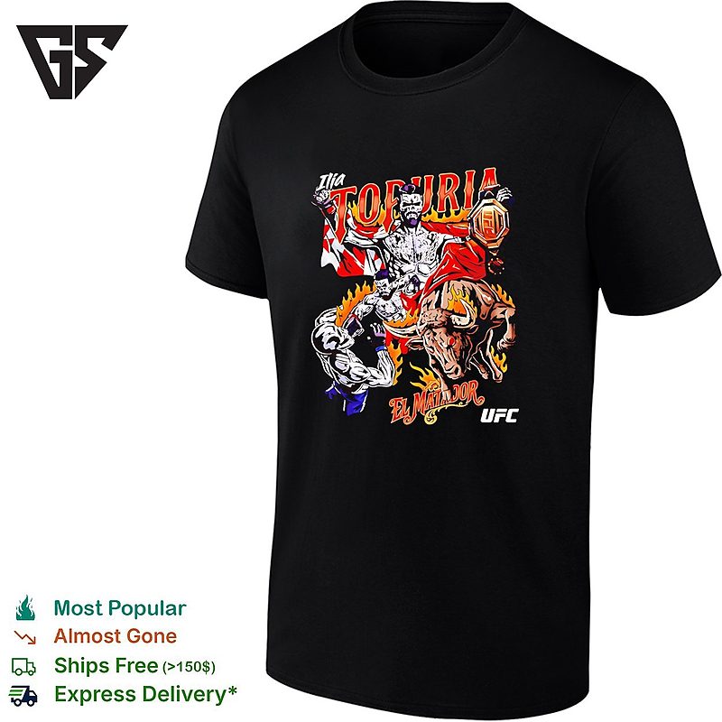 Ilia Topuria Ufc Warren Lotasel Matador Graphic T-Shirt Ilia Topuria Ufc Warren Lotasel Matador Graphic T-Shirt