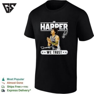 In Dylan Harper San Antonio Spurs We Trust NBA Finals Signature T-Shirt