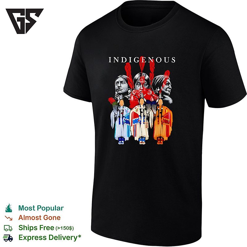 Indigenous Indigenous Heritage Culture Traditional Native American Art Print T-Shirt Indigenous Indigenous Heritage Culture Traditional Native American Art Print T-Shirt