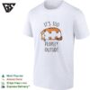 It Is Too Peopley Outside Orange Tabby Cat Feline Lazy Mood Funny Kitten T-Shirt