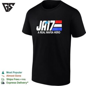Ja17 A Real Mafia Hero Flag Retro T-Shirt