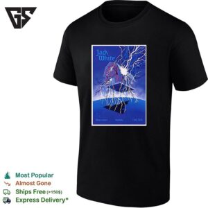 Jack White Warszawa Stodoła 1 06 2026 Barn Lightning Electricity Music Concert T-Shirt