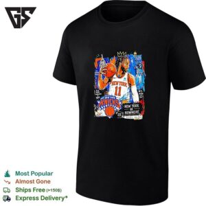 Jalen Brunson 11 New York Knicks To Nowhere Graffiti Street Art Poster T-Shirt
