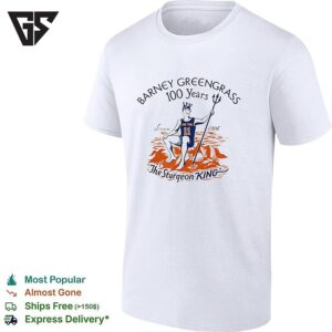 Jalen Brunson Barney The Sturgeon King Crown Seated Rocks Trident Since 1908 T-Shirt