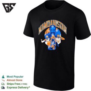 Jalen Brunson Josh Hart Karl Anthony Towns New York Knicks Mamdanistan NBA T-Shirt