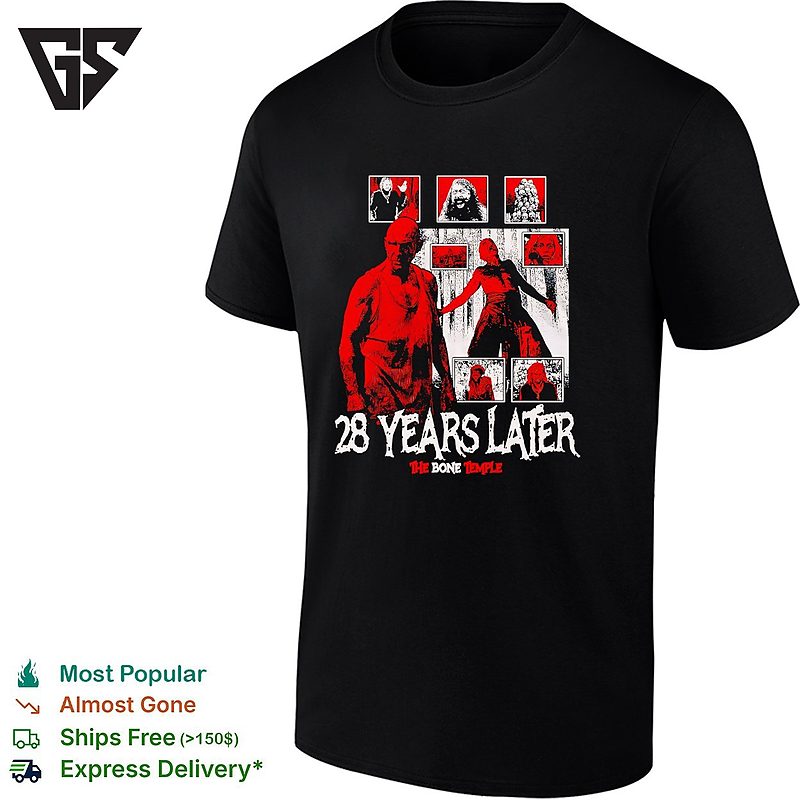 Jalen Brunson Karl-Anthony Towns New York Knicks 28 Years Later The Bone Temple T-Shirt Jalen Brunson Karl-Anthony Towns New York Knicks 28 Years Later The Bone Temple T-Shirt