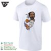Jalen Brunson New York Knicks Basketball Player Dreadlocks Flame Dunk Caricature T-Shirt