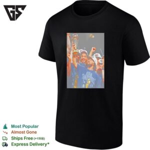 Jalen Brunson New York Knicks NBA Champions Trophy Celebration Victory Photo T-Shirt