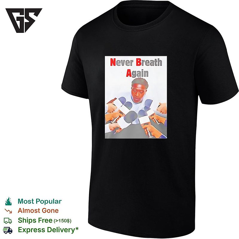 Jalen Brunson New York Knicks NBA Never Breath Again Parody Graphic Cotton T-Shirt Jalen Brunson New York Knicks NBA Never Breath Again Parody Graphic Cotton T-Shirt