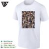 Jalen Brunson New York Knicks Number 11 Cartoon Collage Pattern T-Shirt