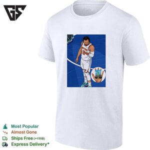 Jalen Brunson New York Knicks Nyc In My Hands Illustration Art T-Shirt