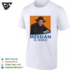 Jalen Brunson X Nissim Black New York Knicks Basketball Messiah Is Here T-Shirt