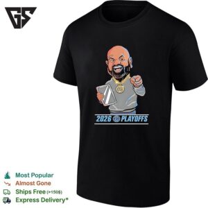 Jalen Duren Wearing Jb Bickerstaff Detroit Pistons 2026 Playoffs T-Shirt
