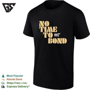 James Bond No Time To Bond Podcast Mics T-Shirt