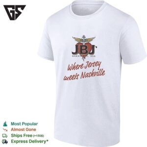 Jbj’s Nashville Where Jersey Meets Nashville Logo T-Shirt