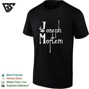 Joseph Mortem Gothic Typography T-Shirt