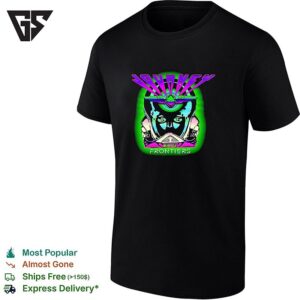 Journey Frontiers Album Cover Logo Neon Beetle And Astronaut Helmet T-Shirt