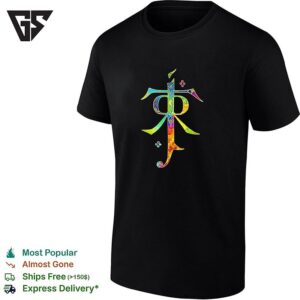 Jrr Tolkien The Lord Of The Rings Monogram Symbol Middle Earth Logo T-Shirt