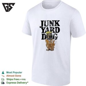 Junkyard Dog Sylvester Ritter Wrestling Parody Junkyard Dog Text Custom T-Shirt