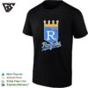 Kansas City Royals Kc Crown Royal Shield Baseball Logo Vintage T-Shirt