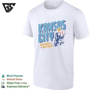 Kansas City Royals Major League Baseball Kauffman Stadium Hey Hey Hey T-Shirt