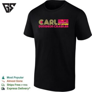 Karl Anthony Towns Minnesota Timberwolves Carl Dungeon Crawler Parody Retro T-Shirt
