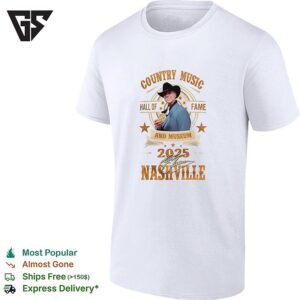 Kenny Chesney Country Music Hall Of Fame And Museum 2025 Nashville Portrait T-Shirt